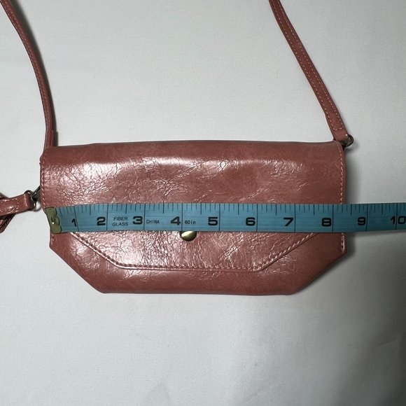 Anthropologie Nolan Convertible Wristlet Mauve Pink Crossbody Clutch Wallet Bag - Picture 5 of 12